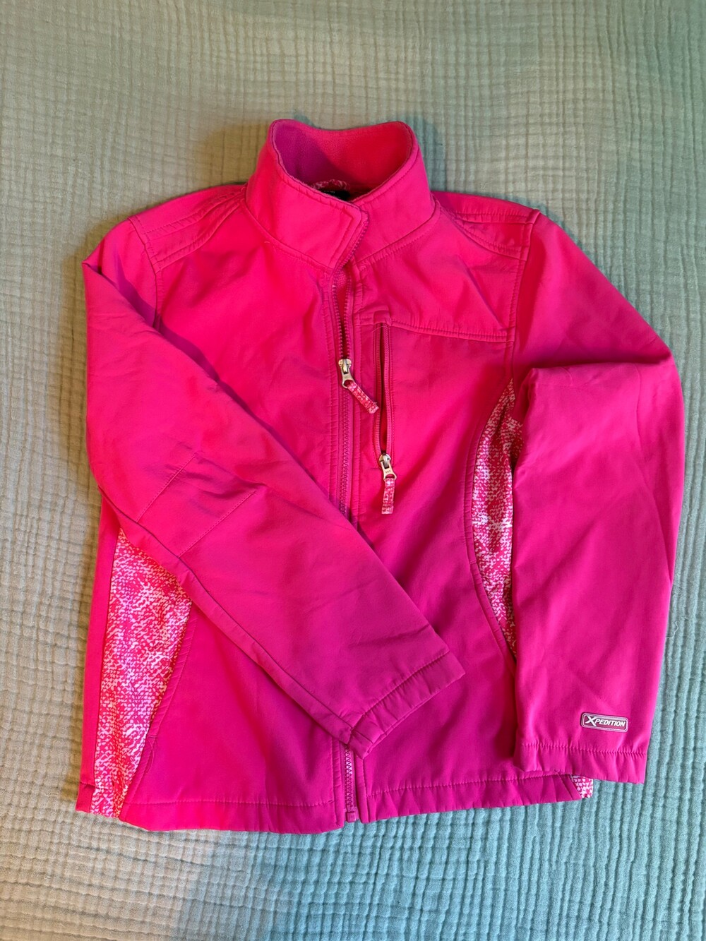 Mountain Xpedition XL Pink Polyester Jacket Size 14-16